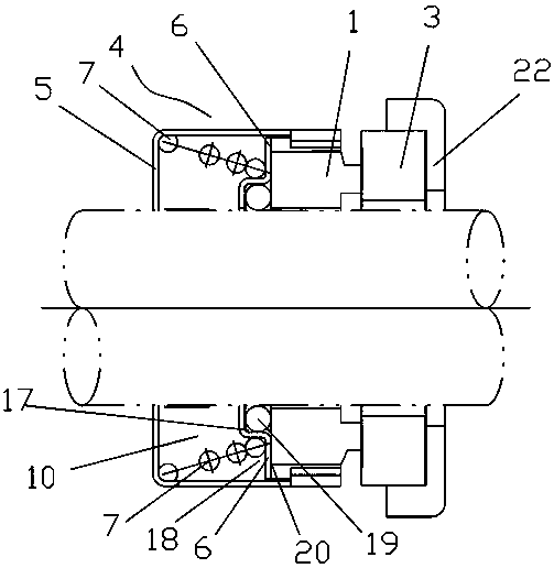 Mechanical sealing device