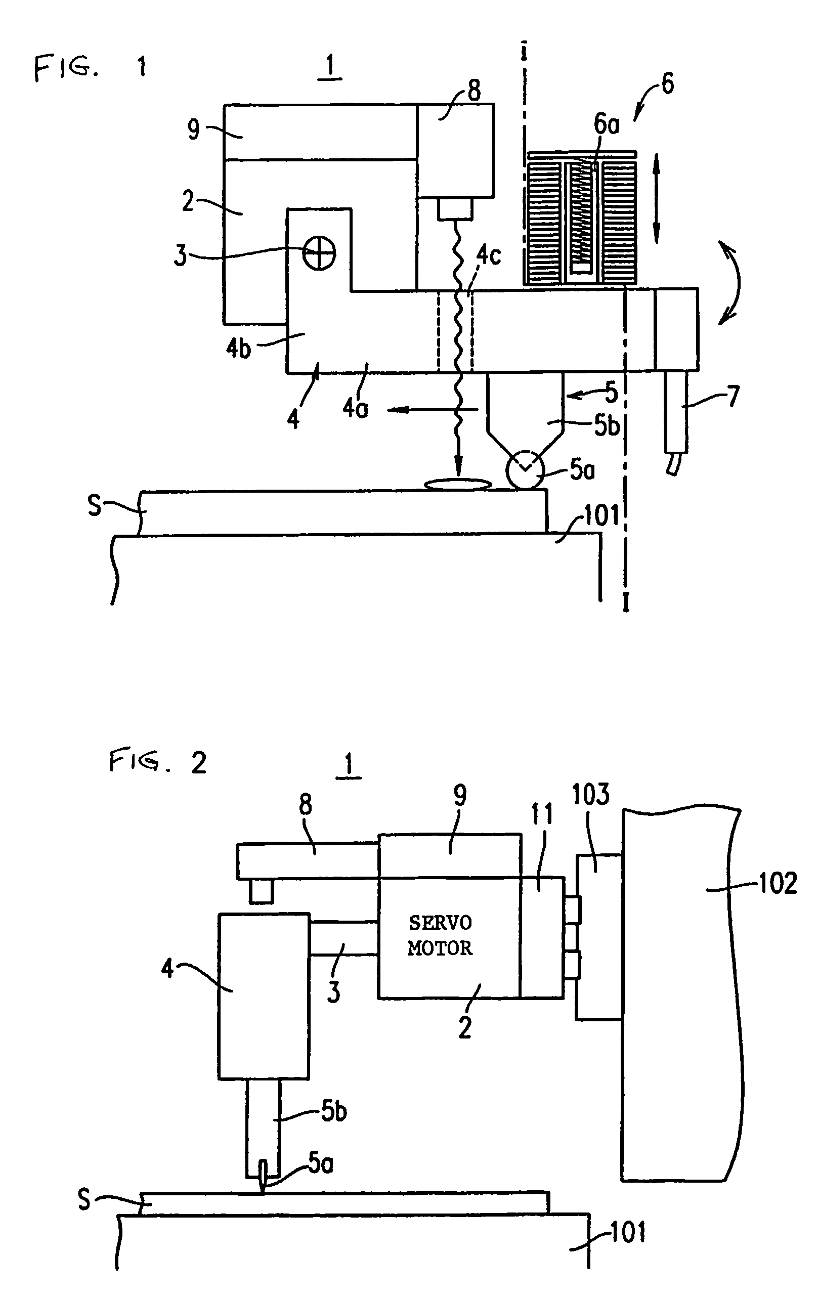 Scribe line forming device and scribe line forming method