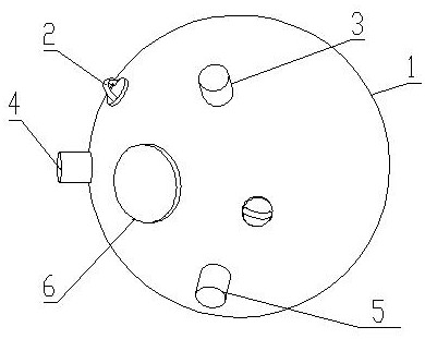 A floating target for shooting floating mines on water