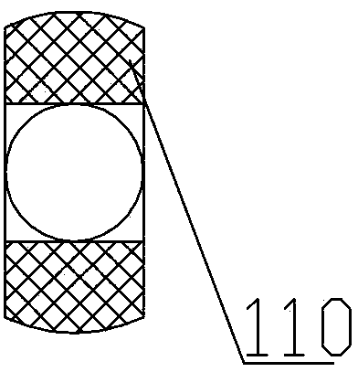 Drifting-proof rivet bolt and connecting structure