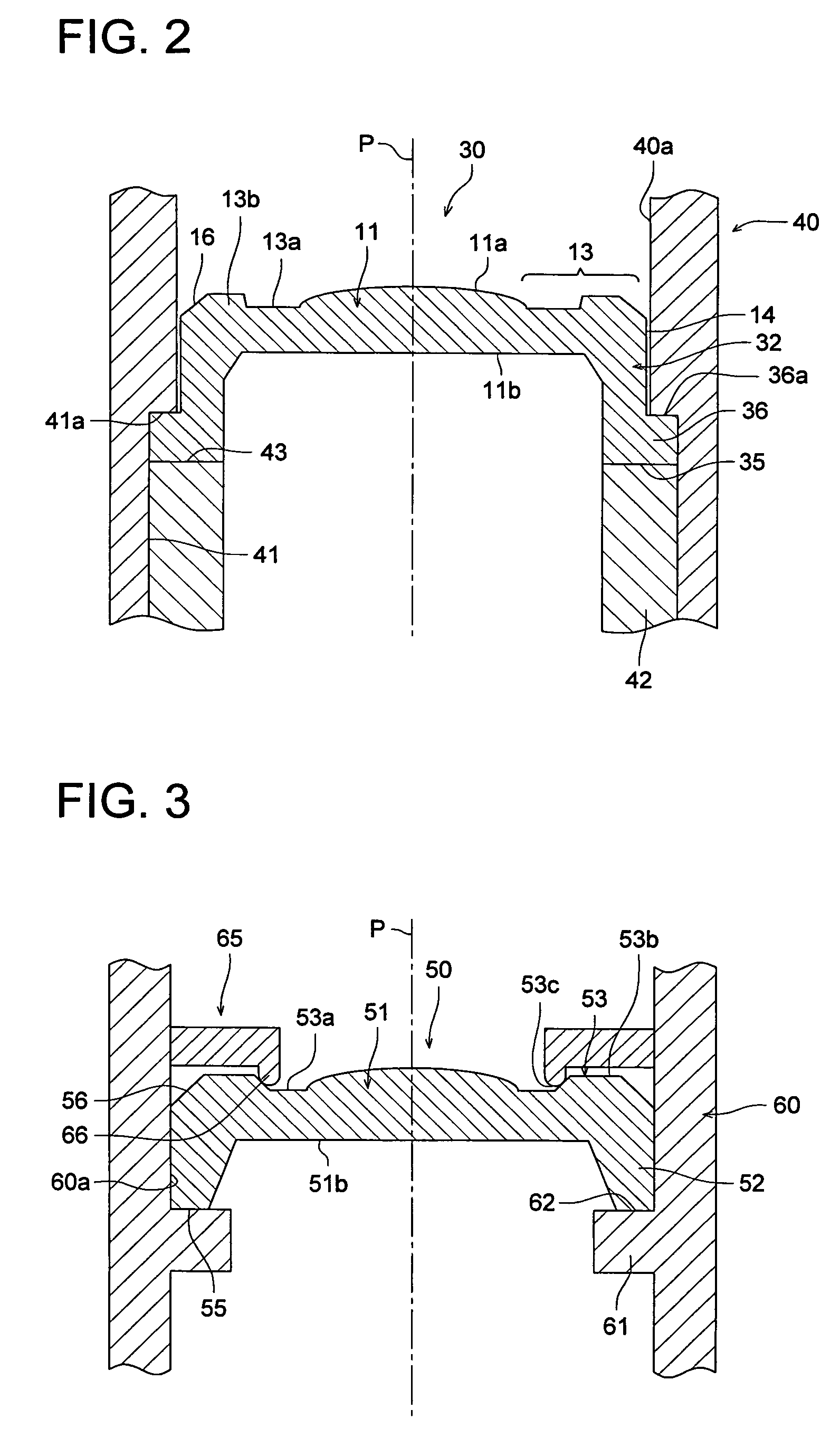 Optical element holding structure, optical element lens-barrel and optical communication module