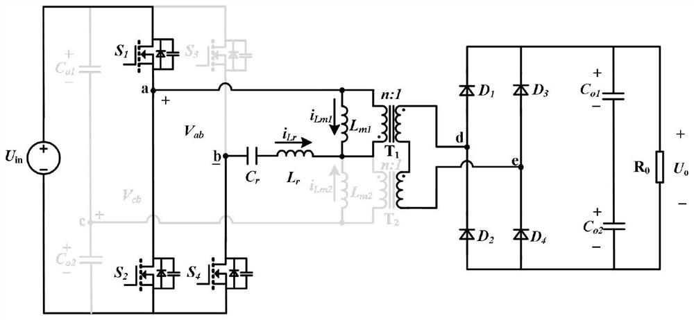 Control method based on adaptive hybrid rectification multi-switch resonance LLC converter