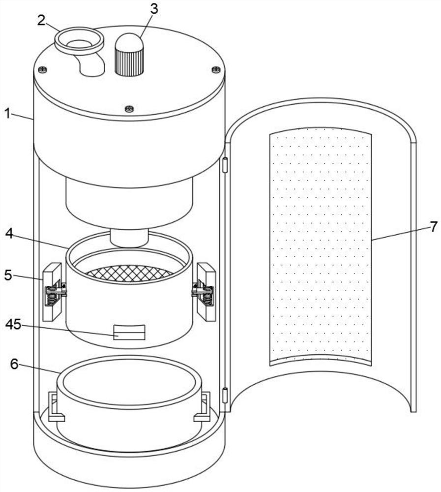 Purification and impurity removal device for brewing mead