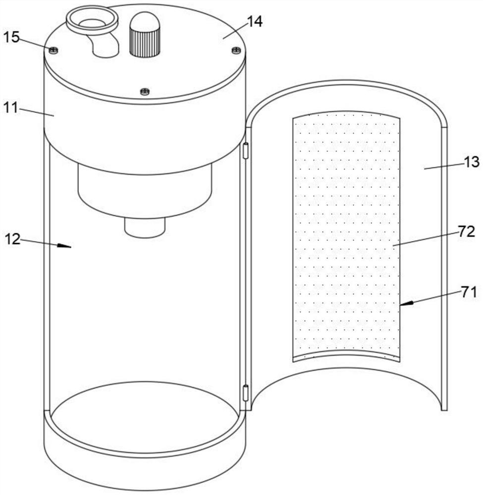 Purification and impurity removal device for brewing mead
