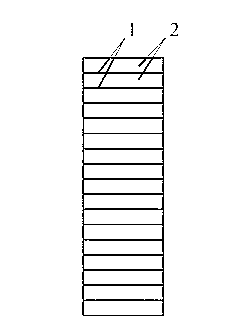 Prestressed laminated wood with creep resistant deformation performance, and preparation method and use thereof