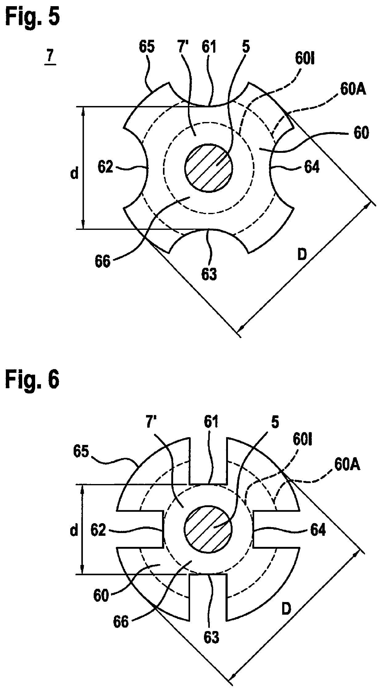 Valve for metering a fluid