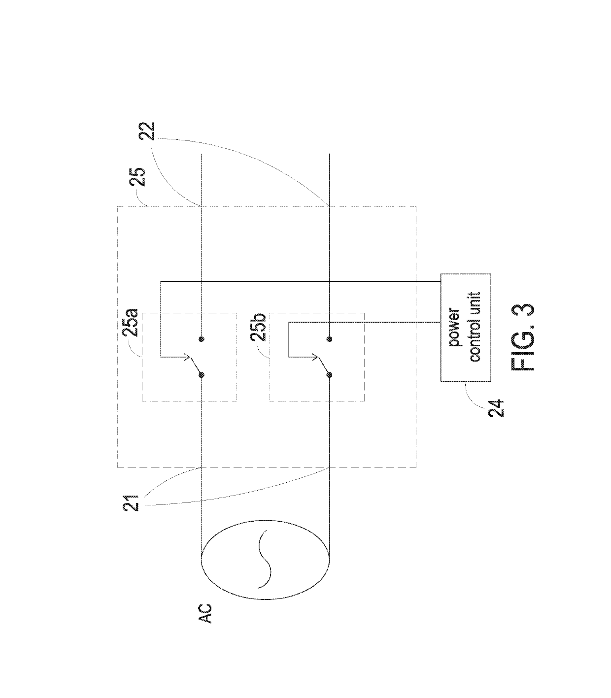 Charging system with peak voltage detection