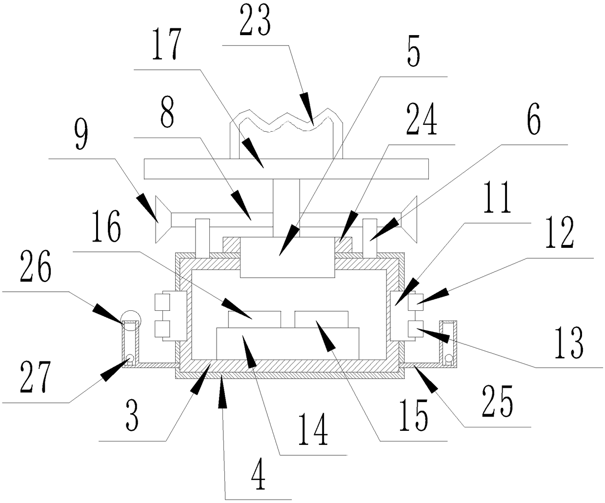 Multifunctional device for fire monitoring and alarming