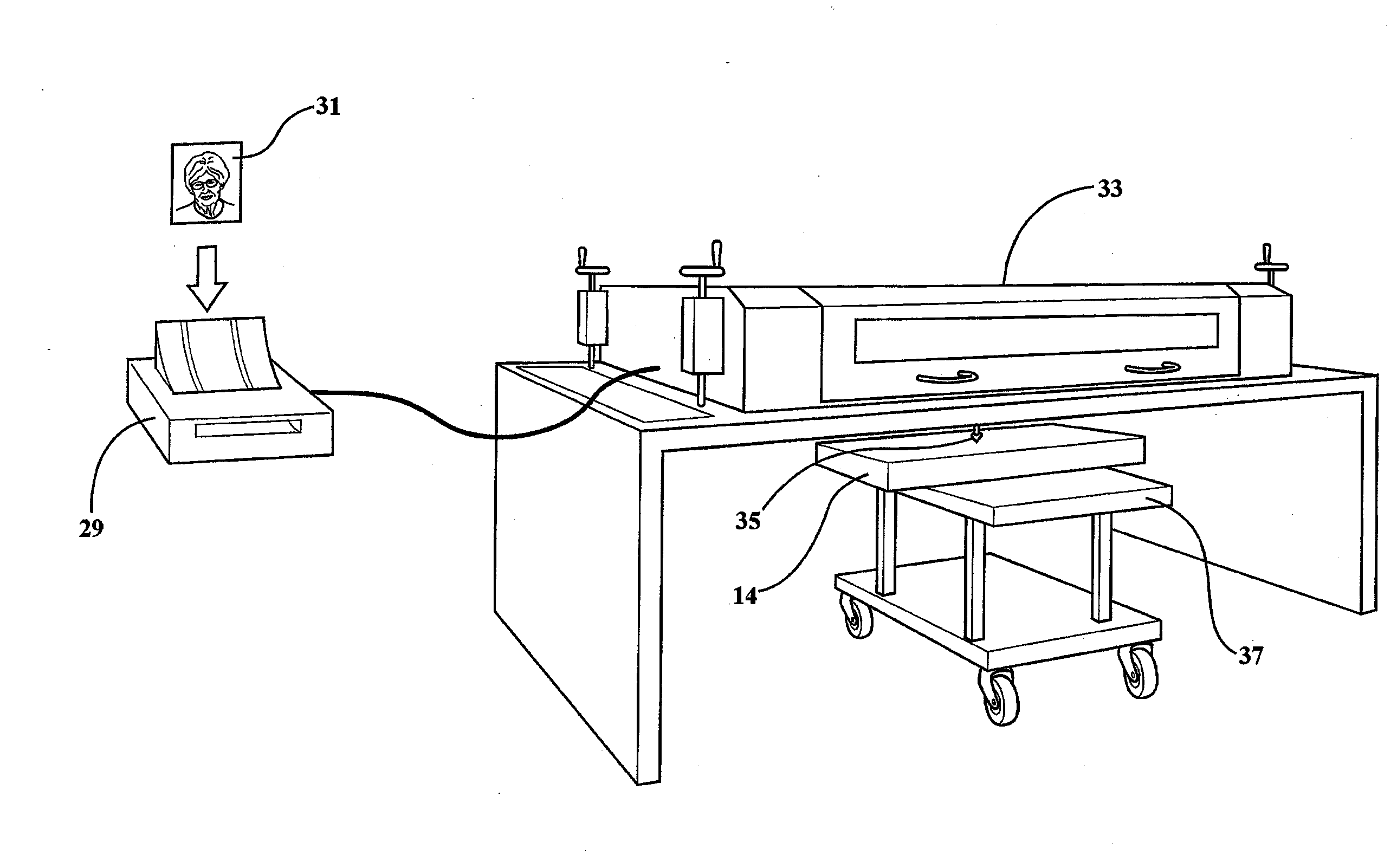 Method of creating an image on a stone substrate surface and resulting product