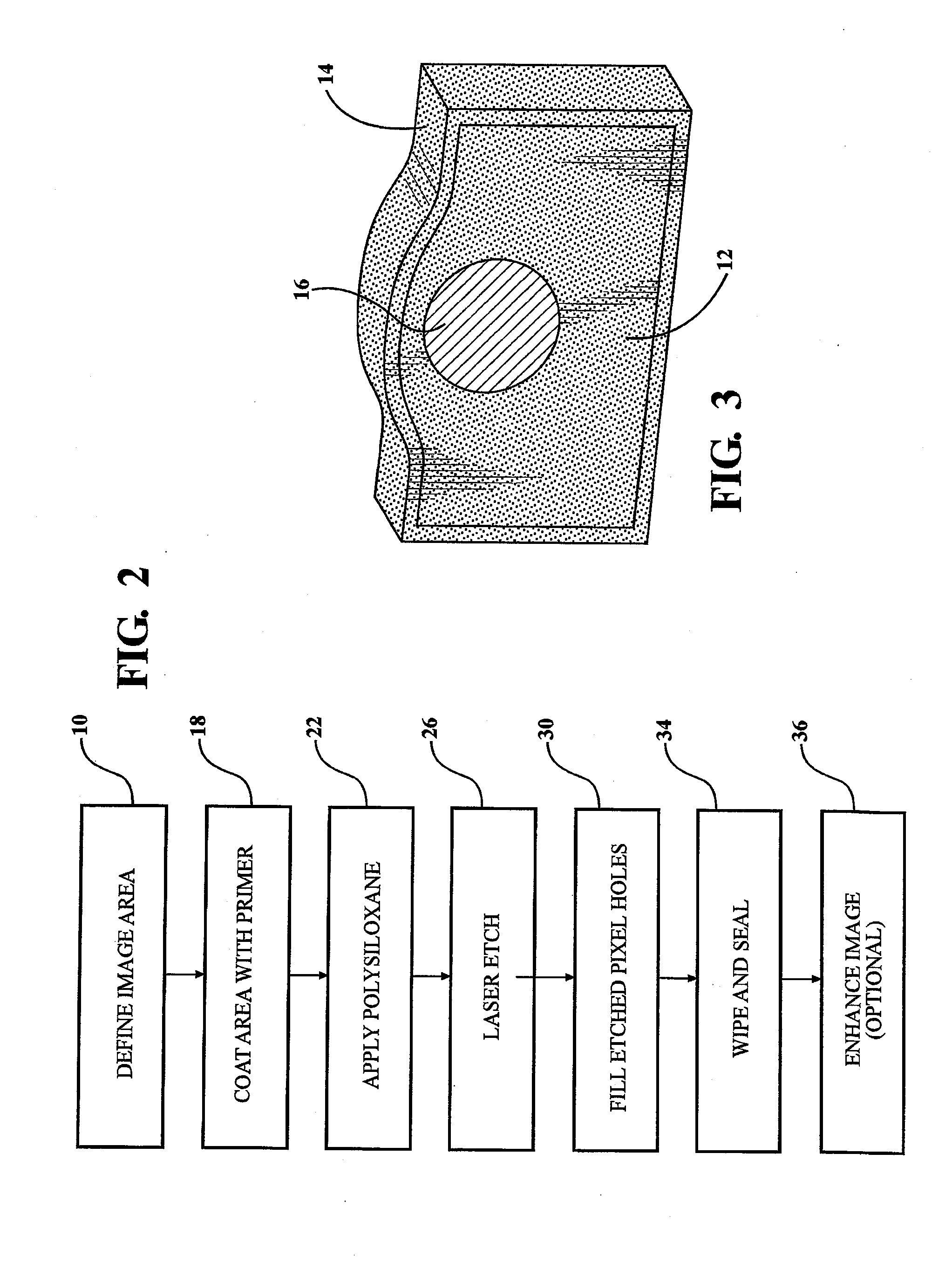 Method of creating an image on a stone substrate surface and resulting product