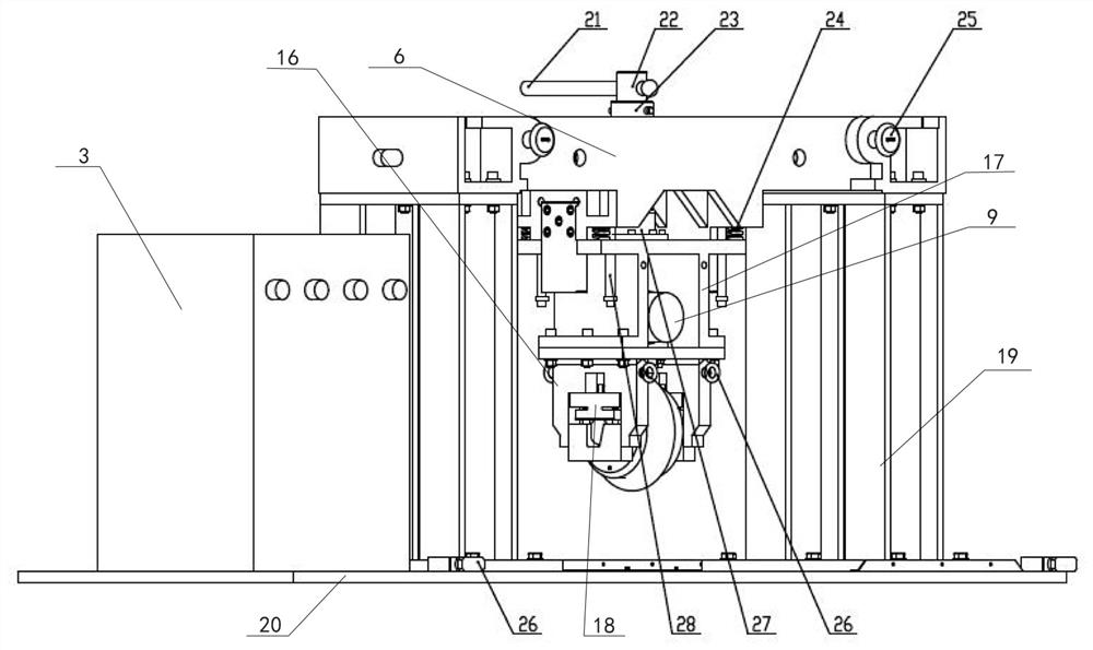 Test bed and method for static detection of abnormal vibration of cutter of full-face tunnel boring machine