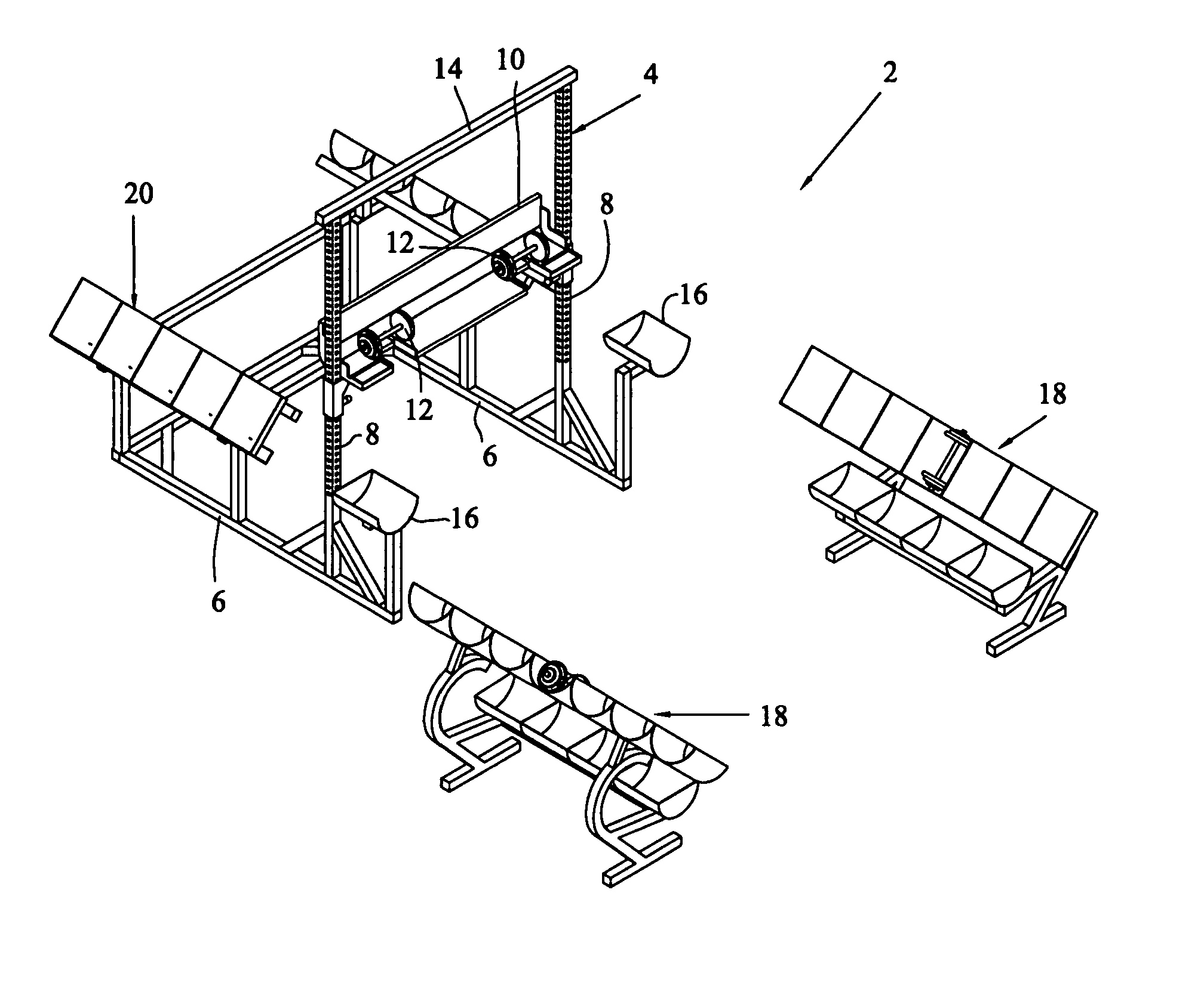 Spotter for use with dumbbell weights