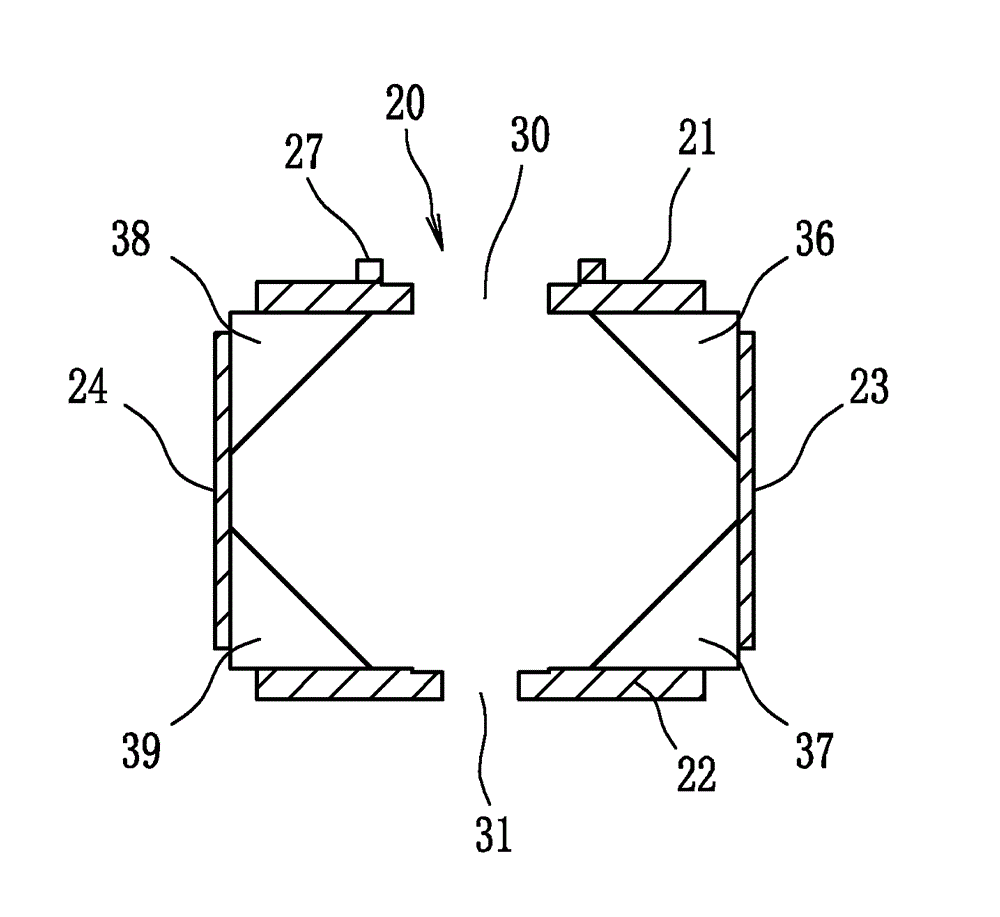 Trimming machine of rotating circular disk starter propagation device