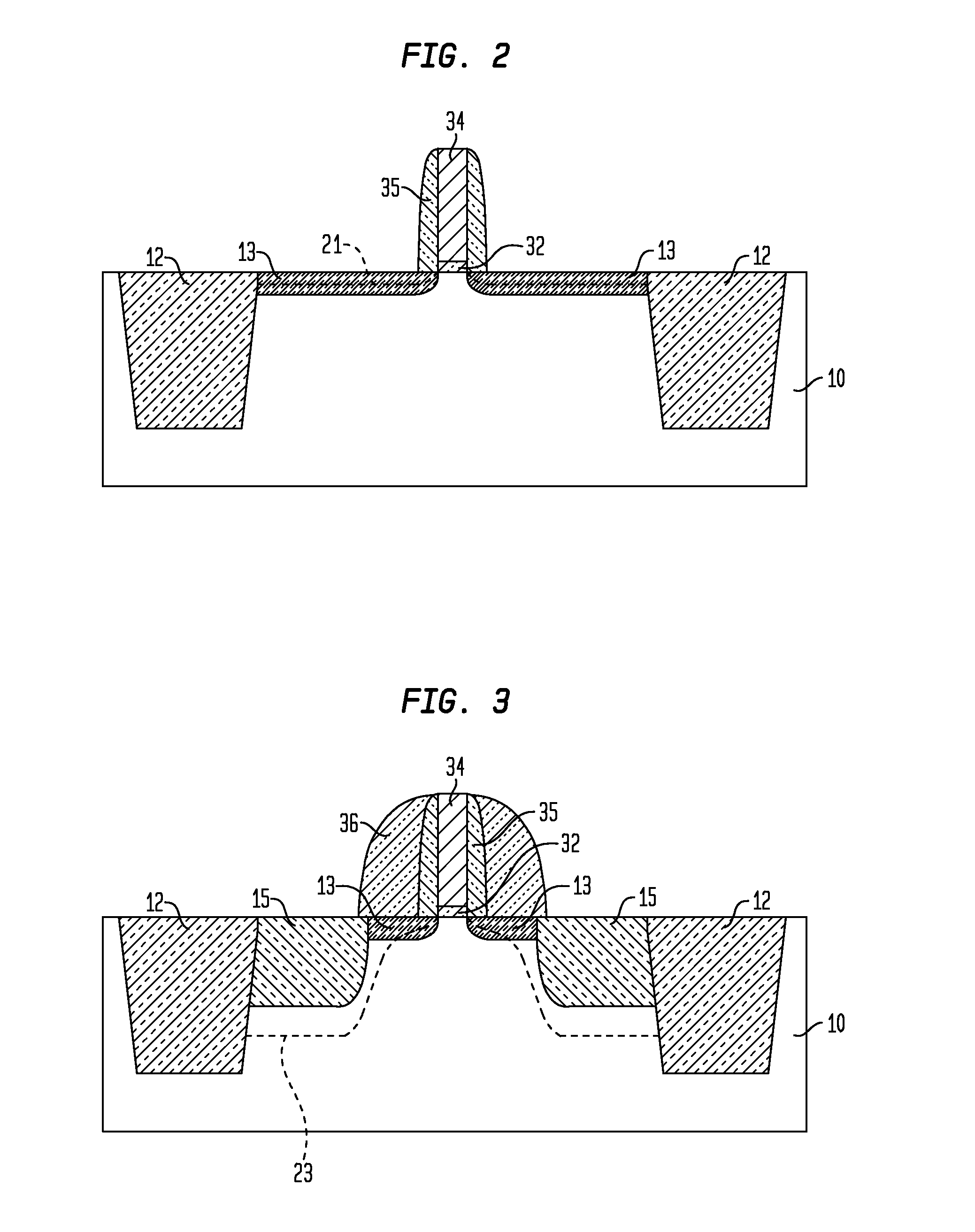 N-channel mosfets comprising dual stressors, and methods for forming the same