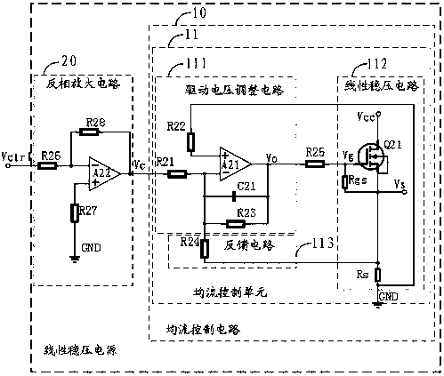 Linear regulated power supply