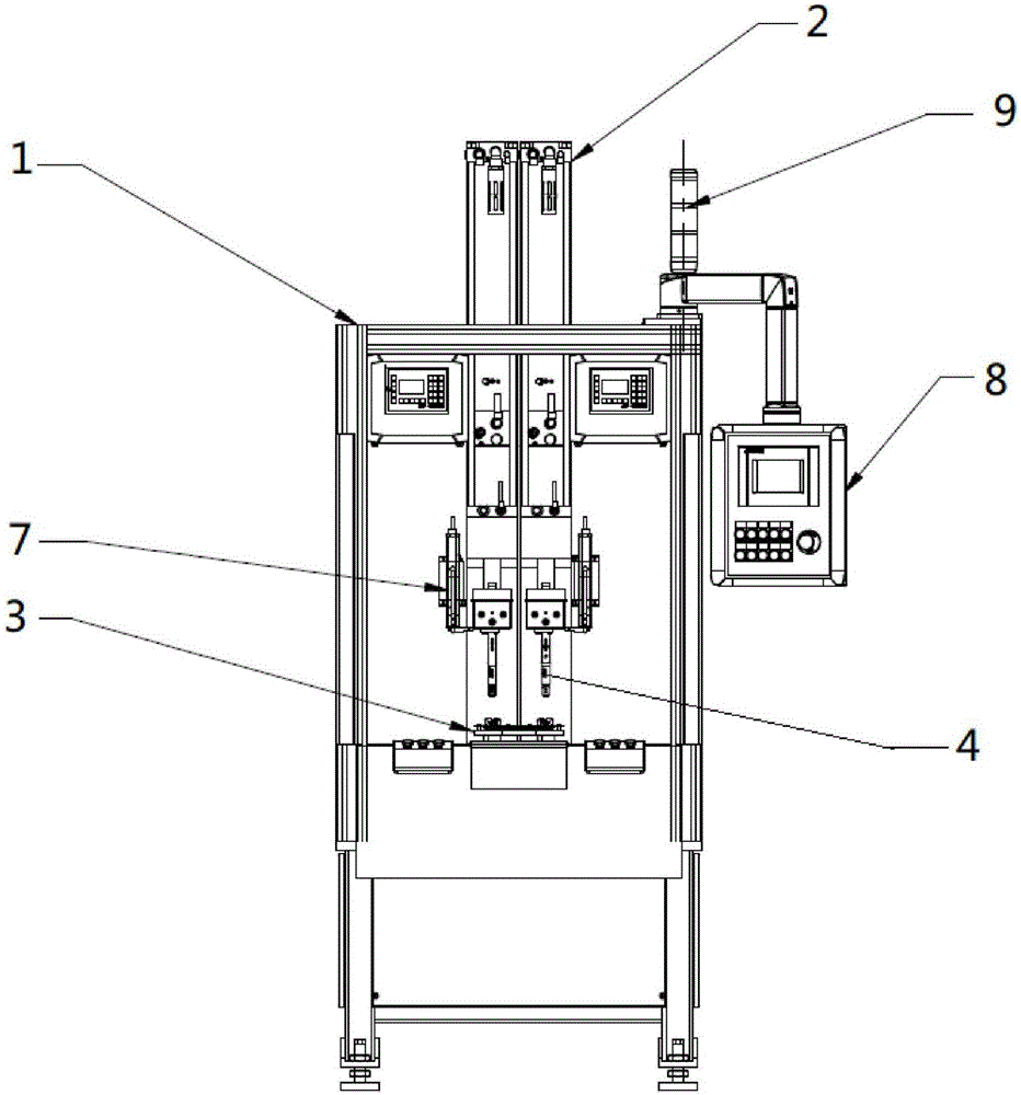 Punch-riveting system applicable to manufacture of automobile parts and components, and operation method for same