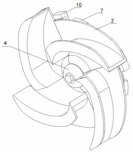 Split type impeller