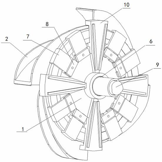 Split type impeller