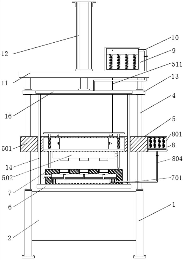 Automatic paper holder forming machine with flanging function