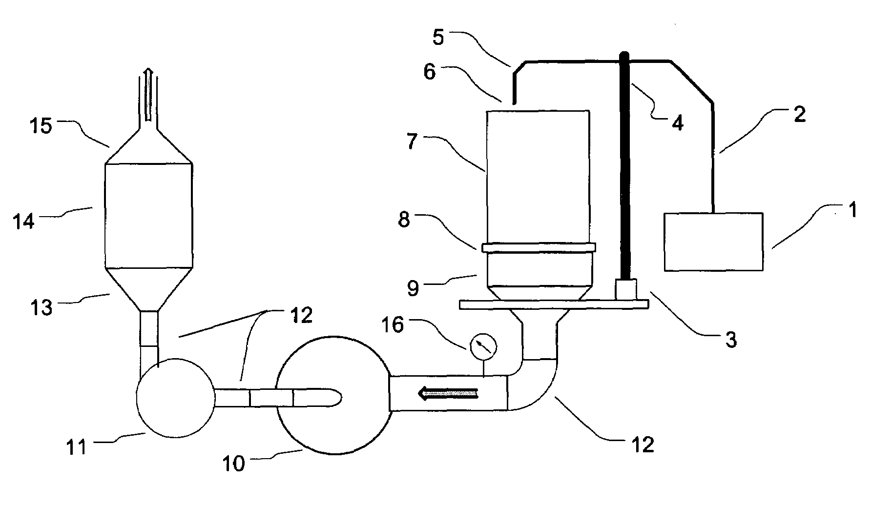 Apparatus for cleaning a diesel particulate filter with multiple filtration stages