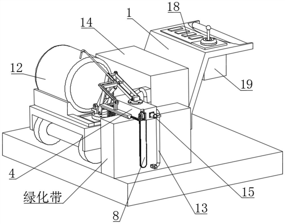 A multifunctional landscaping maintenance device