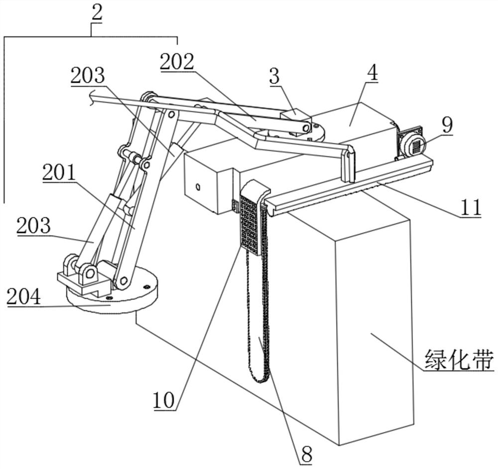 A multifunctional landscaping maintenance device