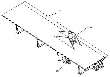 A method for manufacturing a combined steel component of a parallelogram side longitudinal beam and an inspection road