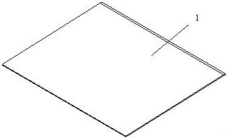 A method for manufacturing a combined steel component of a parallelogram side longitudinal beam and an inspection road