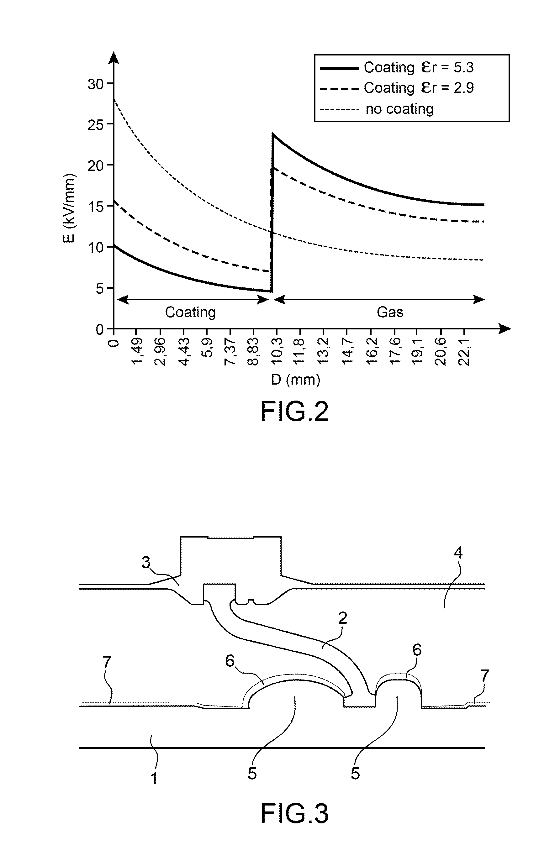 Medium-or high-voltage electrical appliance having a low environmental impact and hybrid insulation