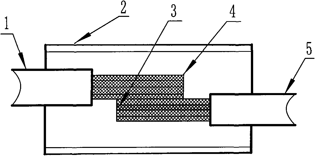 Glue immersion technological method for breaking capillarity of engine wiring harness