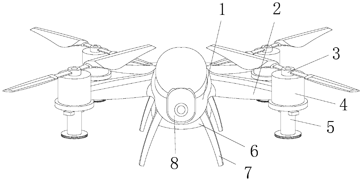 Drone based on improvement of atomizing effect