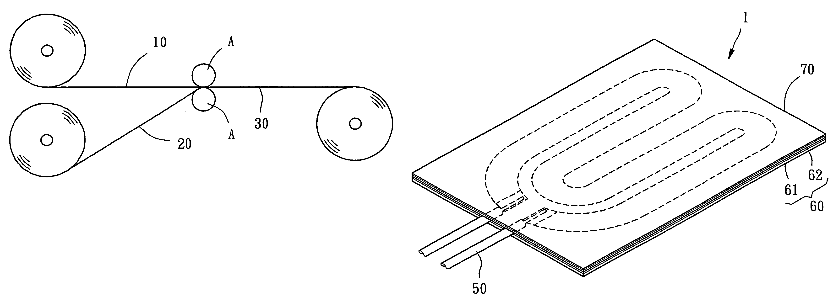 Method of making flexible sheet heater