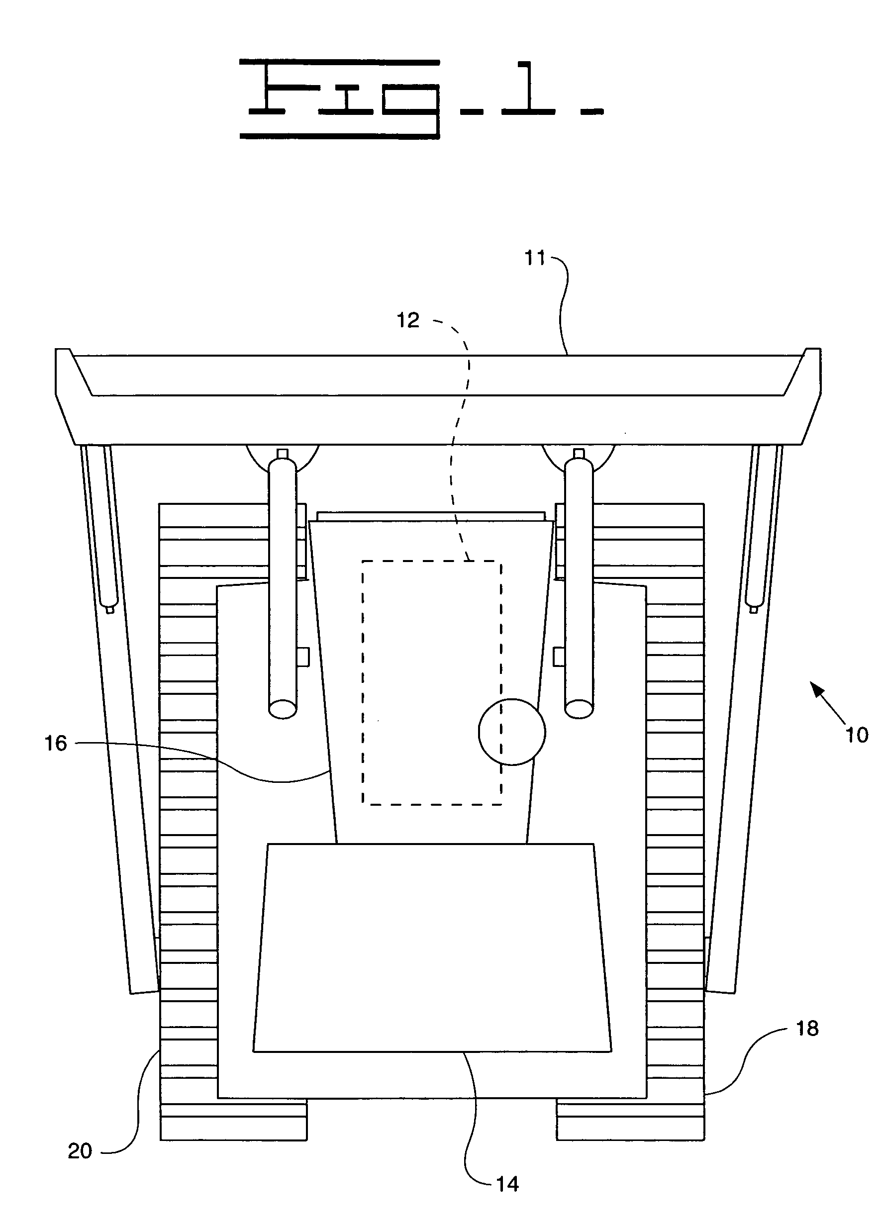 Apparatus and method to reduce vibrations on a tracked work machine