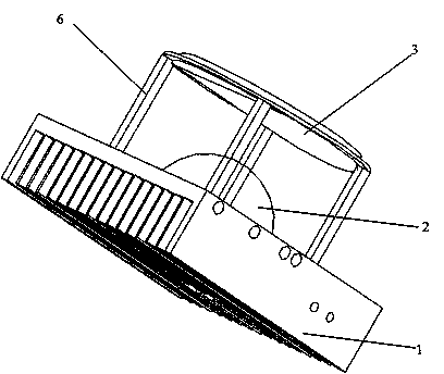 Video monitoring supplementary lighting LED (Light Emitting Diode) module