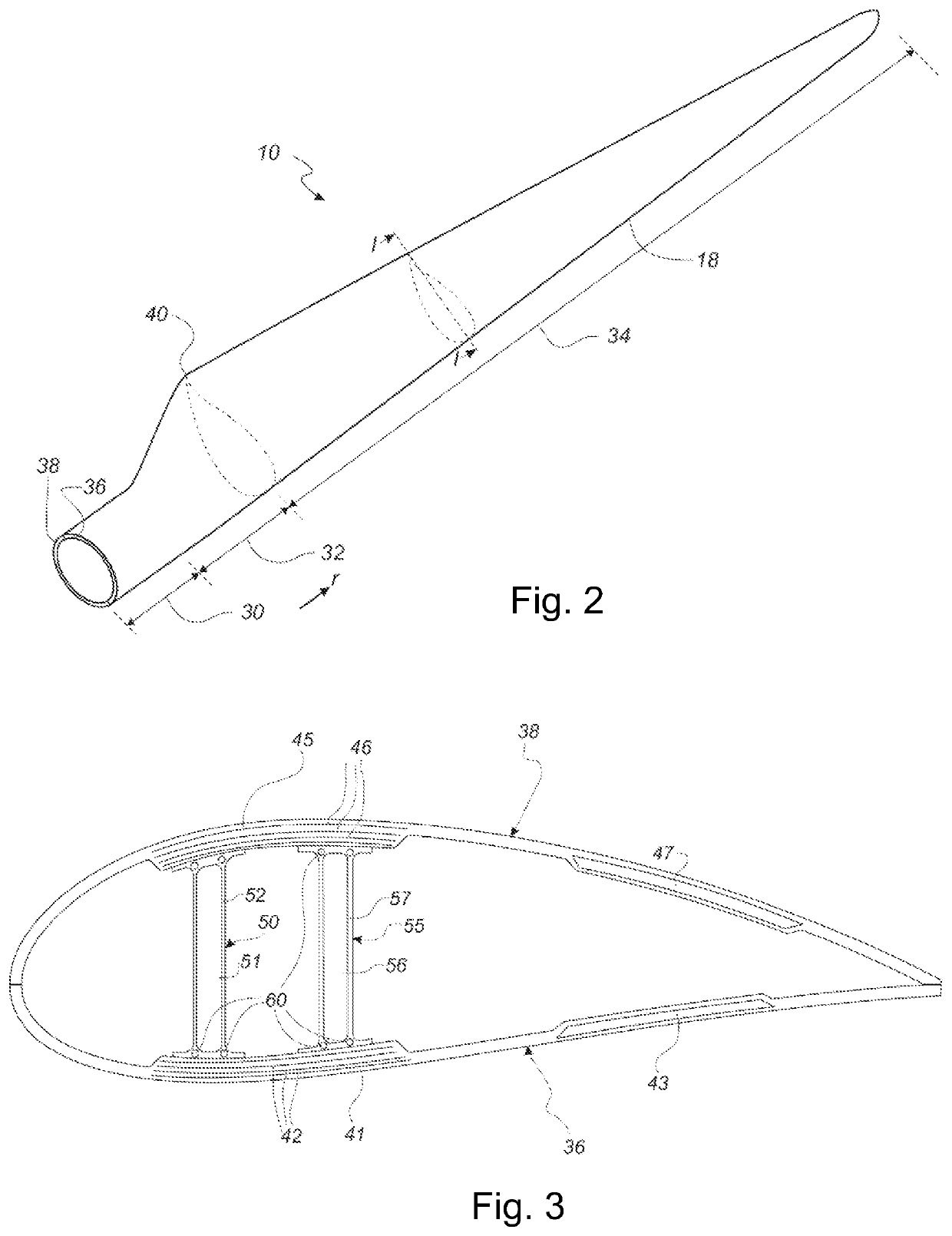 Method and system for manufacturing a shear web for a wind turbine