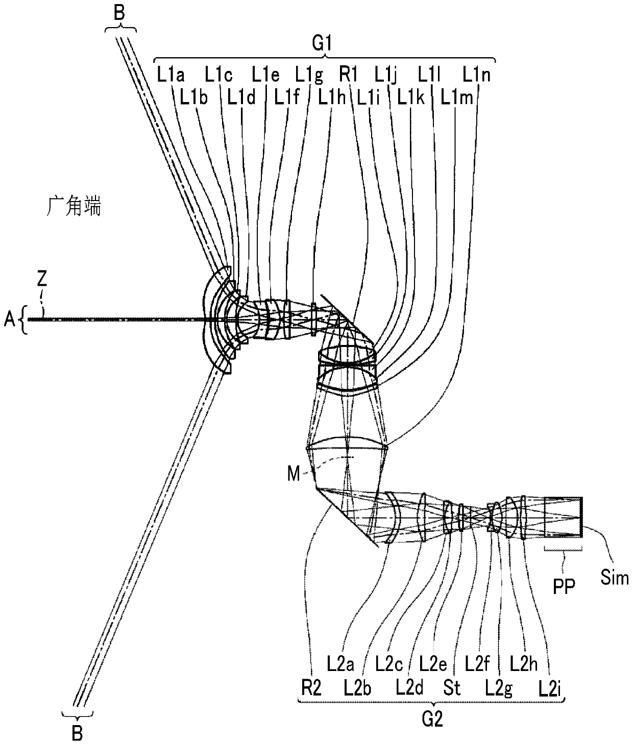 Imaging optical system, projection display device, and imaging apparatus