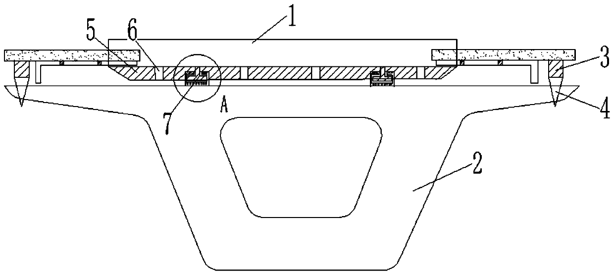 The maintenance method suitable for the winter construction of hanging basket and cast box girder in strong wind area