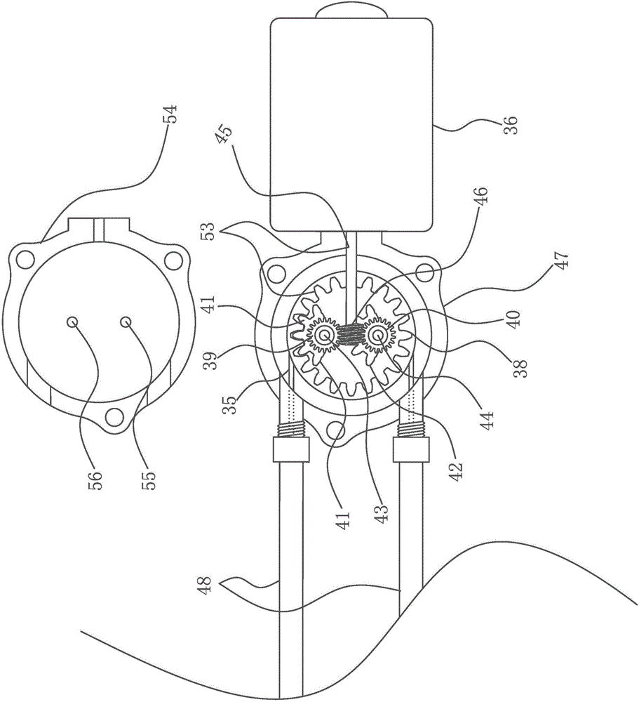 Reel type windshield wiper driving mechanism