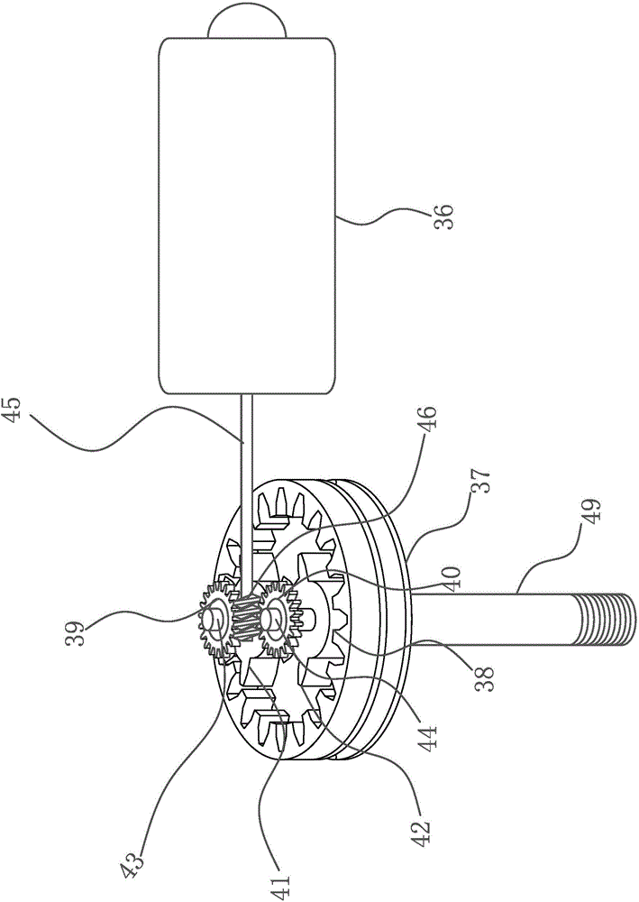 Reel type windshield wiper driving mechanism