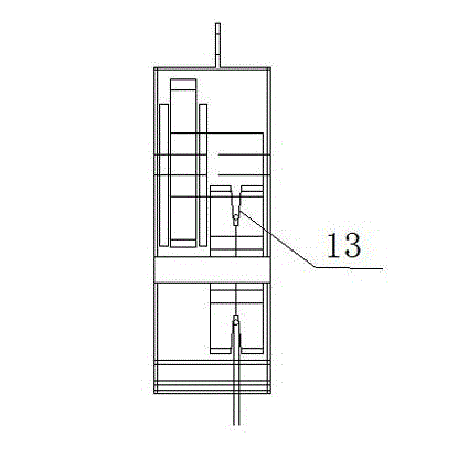 Stop rod type reciprocating high-rise escape device