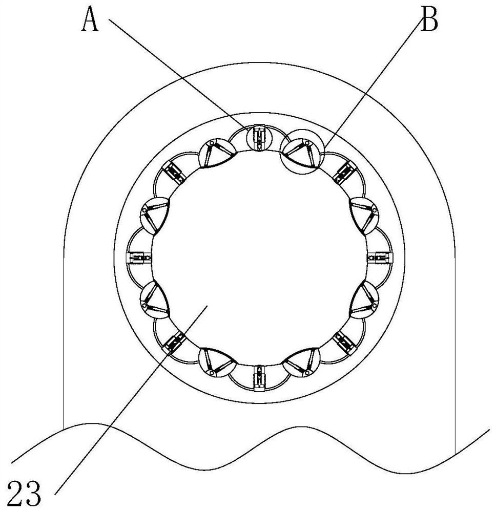 Waste cable stripping device