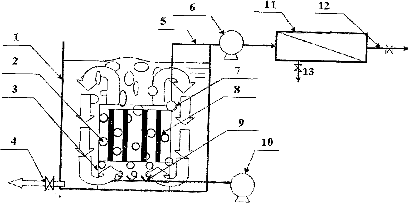 Method of processing semi-conductor industrial waste water