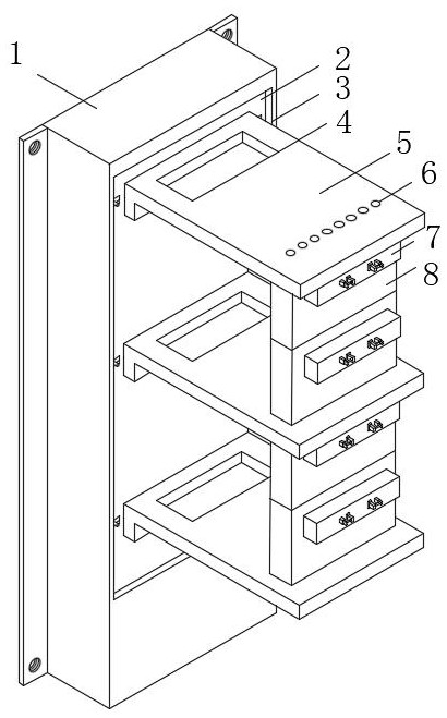 High-voltage direct-current circuit breaker valve tower structure and use method thereof