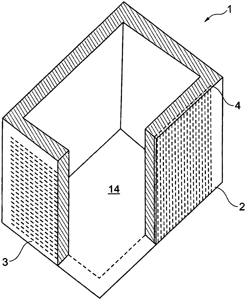 Plastic transport container for transporting and/or storing goods and similar items