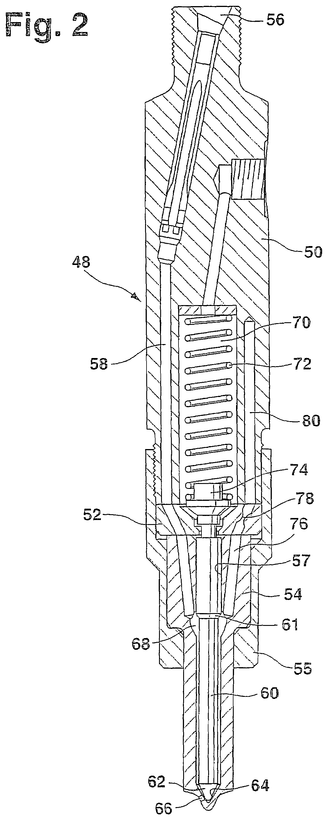 Fuel injection valve for internal combustion engines with damping chamber reducing pressure oscillations