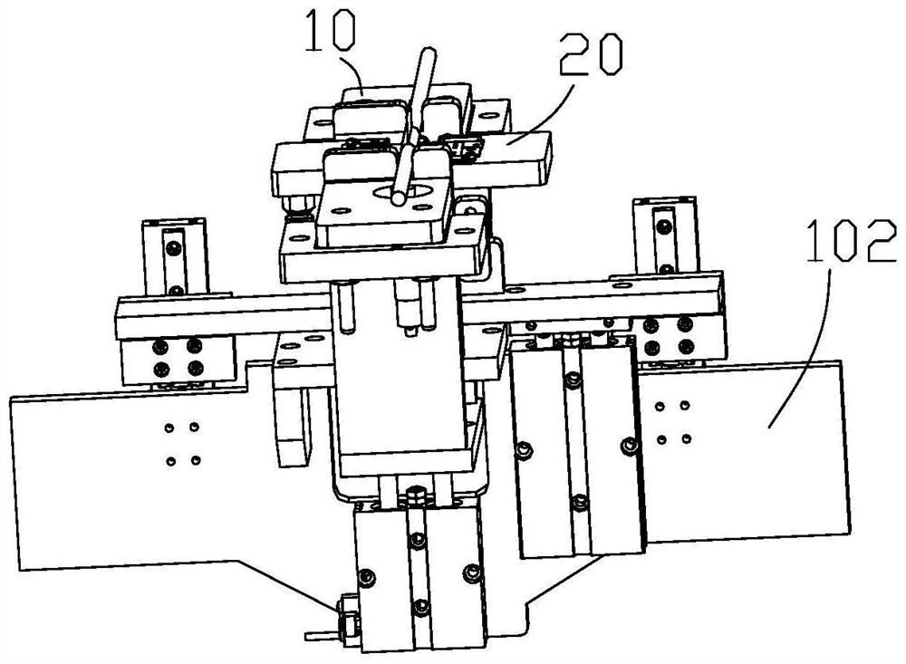 Wire rod labeling device