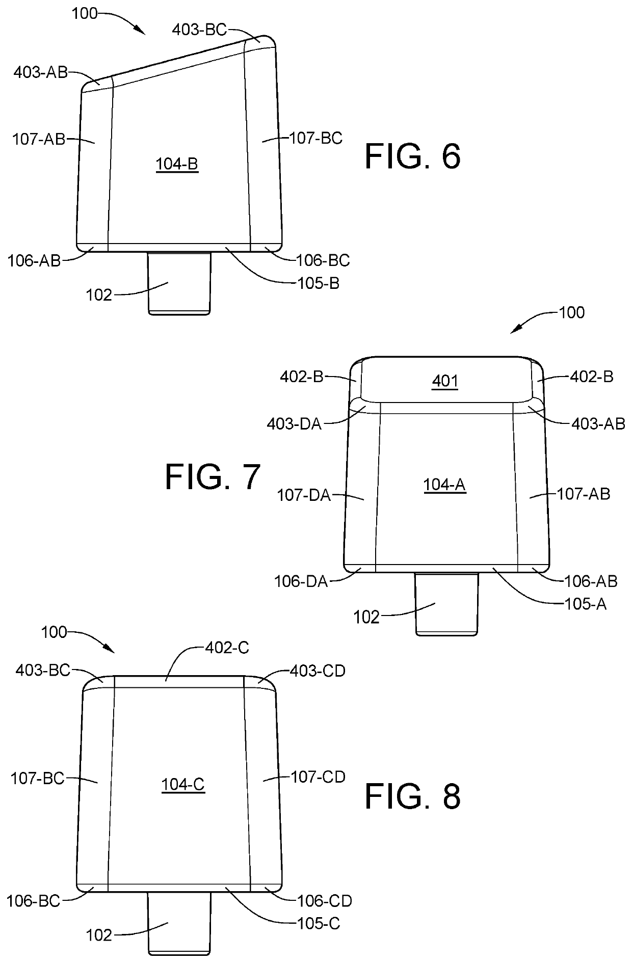 Surface-variable pixilated visual block display system