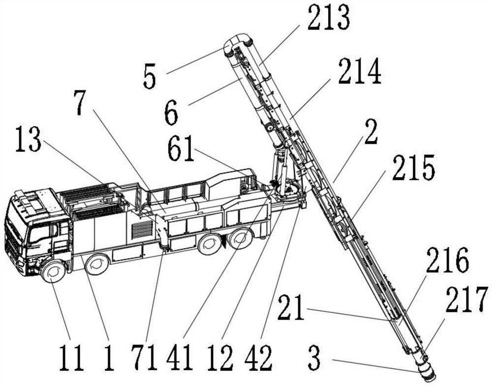 Water supply unit used for vehicle body and water supply pump vehicle