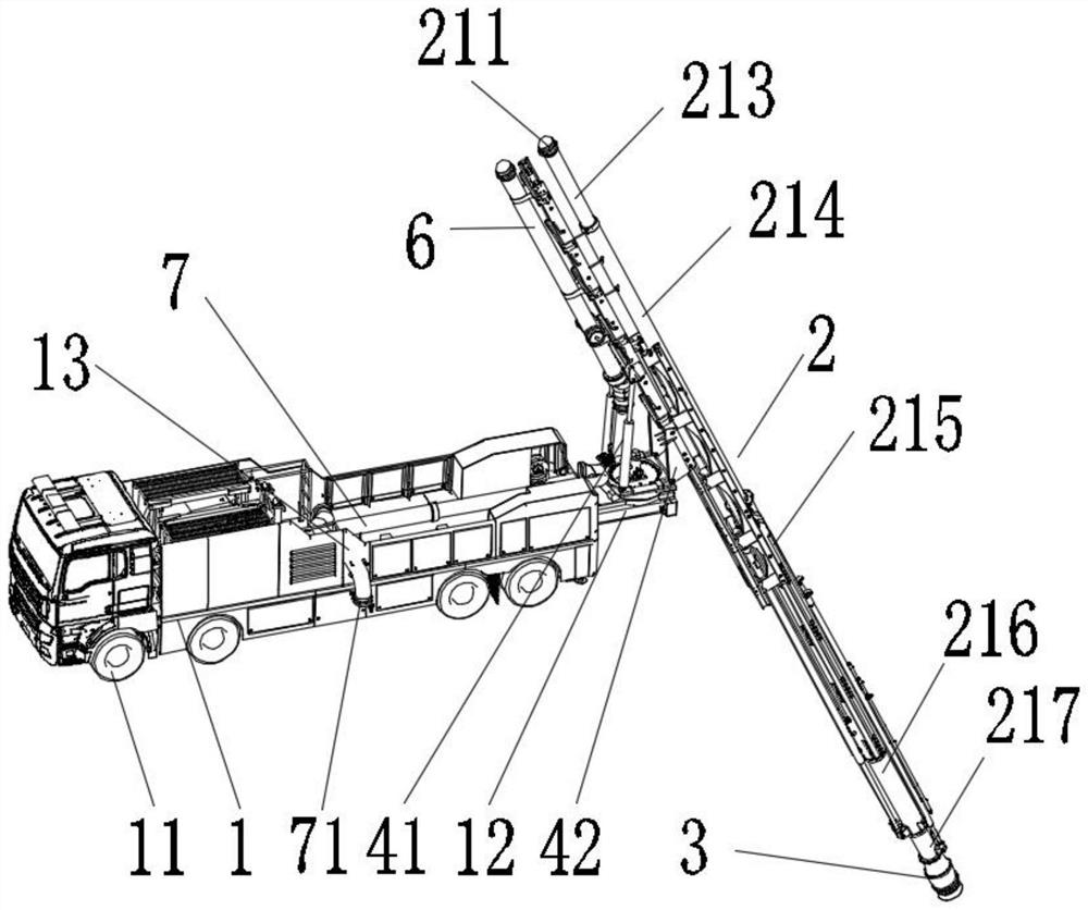 Water supply unit used for vehicle body and water supply pump vehicle