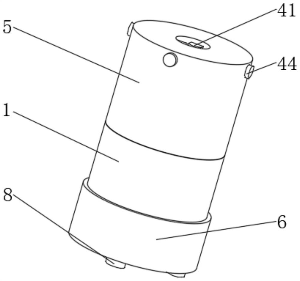 Intelligent pencil sharpener with good dust removal effect